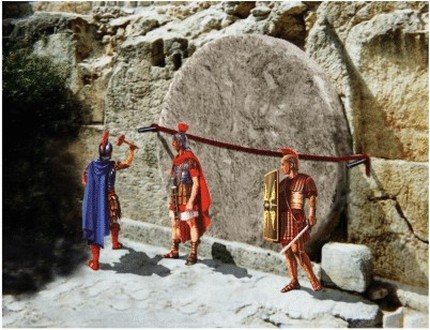Jesus Sealed Tomb Soldiers